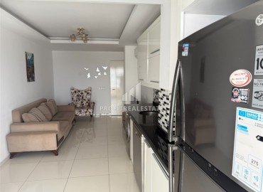 Готовая к проживанию, квартира с одной спальней, 60м² с видом на море, в комплексе с бассейном в центре Алании ID-19036 фото-5