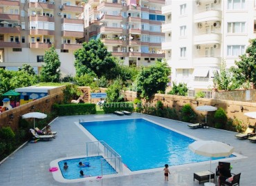 Готовая к проживанию, квартира с одной спальней, 60м² с видом на море, в комплексе с бассейном в центре Алании ID-19036 фото-21