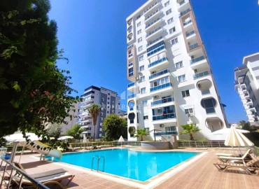 Уютная квартира 1+1, 65м², в комплексе с хорошей инфраструктурой в 600м от моря в Махмутларе, Алания ID-19037 фото-1