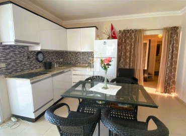 Уютная квартира 1+1, 65м², в комплексе с хорошей инфраструктурой в 600м от моря в Махмутларе, Алания ID-19037 фото-5