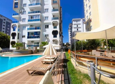 Уютная квартира 1+1, 65м², в комплексе с хорошей инфраструктурой в 600м от моря в Махмутларе, Алания ID-19037 фото-31