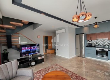 Элегантный пентхаус с двумя спальнями, 117м², в малоквартирной комфортабельной резиденции в центре Алании, 200м от моря ID-19038 фото-4