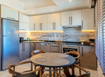 Фешенебельный пентхаус с тремя спальнями, 127м², с потрясающим видом в элитном комплексе в Авсалларе, Алания ID-19040 фото-2