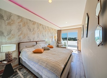 Фешенебельный пентхаус с тремя спальнями, 127м², с потрясающим видом в элитном комплексе в Авсалларе, Алания ID-19040 фото-8