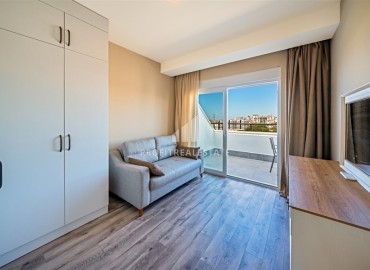 Фешенебельный пентхаус с тремя спальнями, 127м², с потрясающим видом в элитном комплексе в Авсалларе, Алания ID-19040 фото-15