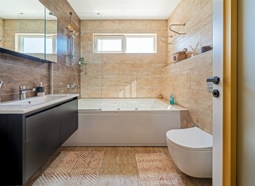 Фешенебельный пентхаус с тремя спальнями, 127м², с потрясающим видом в элитном комплексе в Авсалларе, Алания ID-19040 фото-16