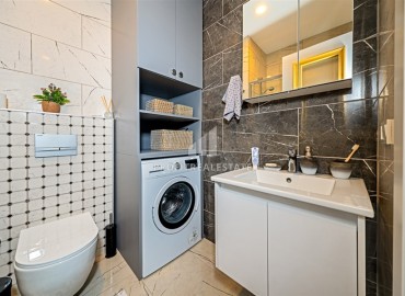 Фешенебельный пентхаус с тремя спальнями, 127м², с потрясающим видом в элитном комплексе в Авсалларе, Алания ID-19040 фото-17