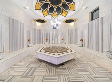 Фешенебельный пентхаус с тремя спальнями, 127м², с потрясающим видом в элитном комплексе в Авсалларе, Алания ID-19040 фото-31