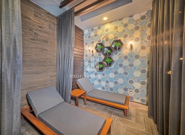 Фешенебельный пентхаус с тремя спальнями, 127м², с потрясающим видом в элитном комплексе в Авсалларе, Алания ID-19040 фото-32