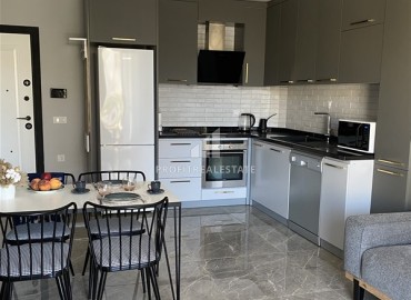 Готовая к проживанию, квартира с одной спальней, 55м², в новой резиденции в 150м от пляжа Кейкубат, Алания ID-19041 фото-3