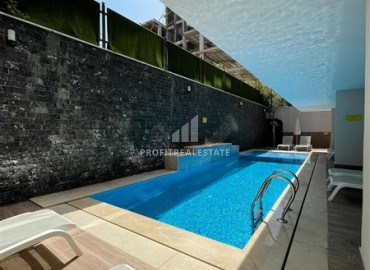 Готовая к проживанию, квартира с одной спальней, 55м², в новой резиденции в 150м от пляжа Кейкубат, Алания ID-19041 фото-9