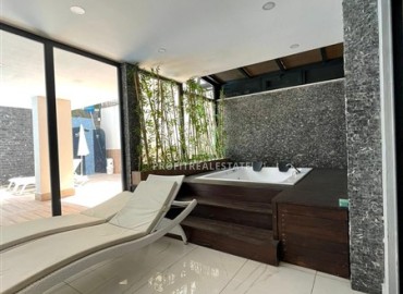 Готовая к проживанию, квартира с одной спальней, 55м², в новой резиденции в 150м от пляжа Кейкубат, Алания ID-19041 фото-11