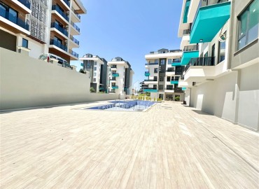 Меблированная квартира 1+1, 55м², в новом комплексе c инфраструктурой в центре Алании, у пляжа Клеопатры ID-19044 фото-12