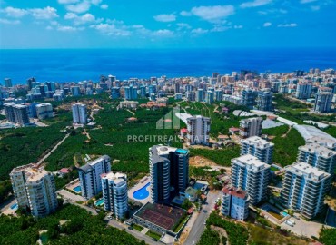 Видовая меблированная квартира с одной спальней, 55м², в элитном комплексе в Махмутларе, Алания ID-19051 фото-14