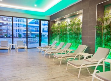 Готовая к проживанию, трехкомнатная квартира, 110м², в комплексе премиум класса в 250м от моря в районе Тосмур, Алания, под ВНЖ ID-19058 фото-22