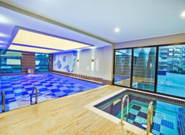 Готовая к проживанию, трехкомнатная квартира, 110м², в комплексе премиум класса в 250м от моря в районе Тосмур, Алания, под ВНЖ ID-19058 фото-30