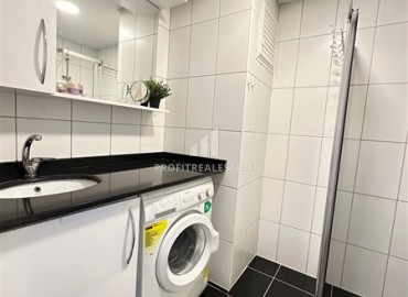 Трехкомнатная меблированная квартира, 90м², в резиденции с бассейном, у моря в Махмутларе, Алания ID-19060 фото-10