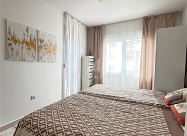 Трехкомнатная меблированная квартира, 90м², в резиденции с бассейном, у моря в Махмутларе, Алания ID-19060 фото-16