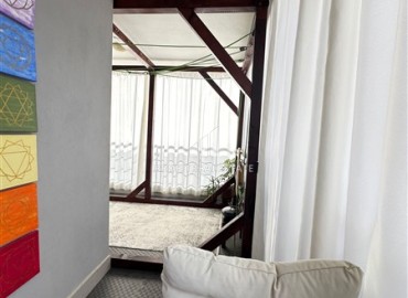 Трехкомнатная меблированная квартира, 90м², в резиденции с бассейном, у моря в Махмутларе, Алания ID-19060 фото-20