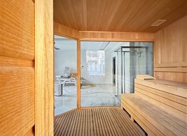 Трехкомнатная меблированная квартира, 90м², в резиденции с бассейном, у моря в Махмутларе, Алания ID-19060 фото-23