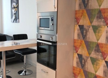 Видовая двухкомнатная квартира, 68м², в элитном комплексе в Махмутларе, Алания, в 200м от моря ID-19061 фото-5