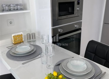 Видовая двухкомнатная квартира, 68м², в элитном комплексе в Махмутларе, Алания, в 200м от моря ID-19061 фото-7