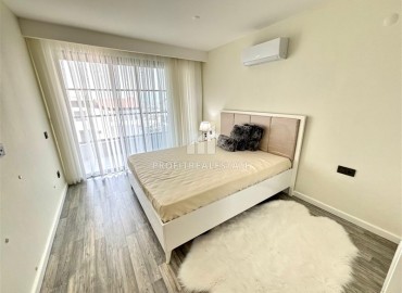 Элегантная видовая двухкомнатная квартира, 64м², в элитном комплексе района Каргыджак, Алания ID-19063 фото-7