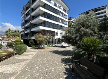 Элегантная видовая двухкомнатная квартира, 64м², в элитном комплексе района Каргыджак, Алания ID-19063 фото-28