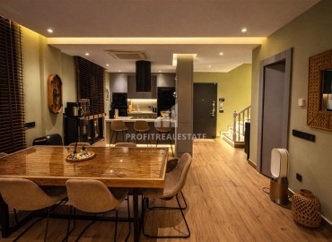 Фешенебельная меблированная вилла 3+1, 162м², с личным бассейном в элитном новом комплексе в Конаклы, Алания ID-19065 фото-9