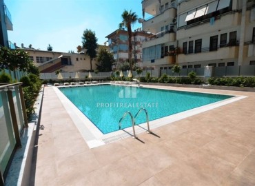 Меблированная квартира с двумя спальнями, 100м², в элитной резиденции с отличной локацией в центре Алании ID-19068 фото-12