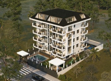 Квартиры 3+1, 122м² и дуплексы 4+1, 240м², в элитном комплексе на начальном этапе строительства в центре Алании напрямую от застройщика ID-19070 фото-1
