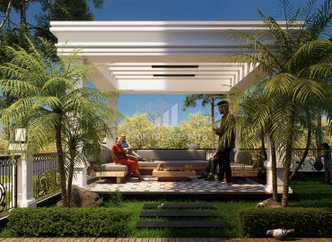 Квартиры 3+1, 122м² и дуплексы 4+1, 240м², в элитном комплексе на начальном этапе строительства в центре Алании напрямую от застройщика ID-19070 фото-4