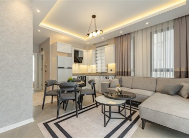 Стильная квартира 1+1, 58м² в самом центре Алании, в 400м от пляжа Клеопатры с возможностью краткосрочной аренды ID-19073 фото-6
