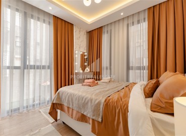 Стильная квартира 1+1, 58м² в самом центре Алании, в 400м от пляжа Клеопатры с возможностью краткосрочной аренды ID-19073 фото-10