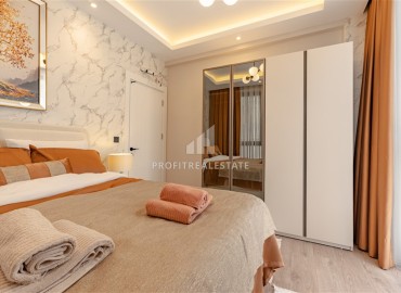 Стильная квартира 1+1, 58м² в самом центре Алании, в 400м от пляжа Клеопатры с возможностью краткосрочной аренды ID-19073 фото-12