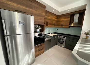 Элегантные трехкомнатные апартаменты, 100м², в элитном комплексе в Махмутларе, Алания ID-19074 фото-6