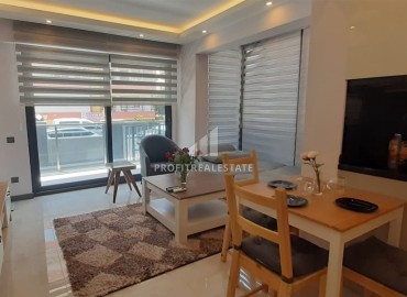 Уютная квартира 1+1, 55м², в новом комплексе в центре Алании, 250м от моря, с возможностью краткосрочной аренды ID-19076 фото-2