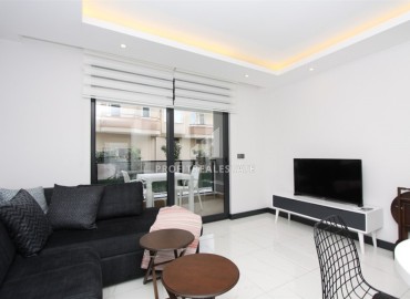 Стильная квартира с одной спальней, 55м², в современном комплексе в центре Алании с отличной локацией ID-19077 фото-5