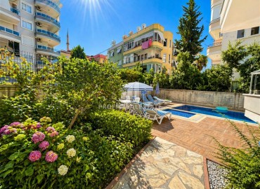 Меблированная трехкомнатная квартира, 90м², в центре Алании, в 700м от пляжа Клеопатры с возможностью ВНЖ ID-19078 фото-9