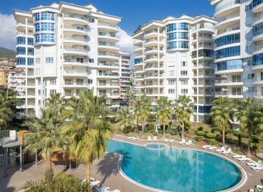 Элегантная квартира с двумя спальнями, 110м², в комфортабельном комплексе в районе Алании - Джикджилли под ВНЖ ID-19079 фото-1