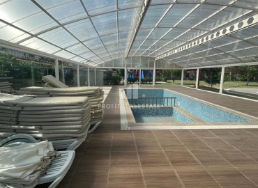 Элегантная квартира с двумя спальнями, 110м², в комфортабельном комплексе в районе Алании - Джикджилли под ВНЖ ID-19079 фото-32