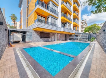 Комфортабельная двухкомнатная квартира, 60м², в уютной резиденции с инфраструктурой в центре Алании ID-19080 фото-12