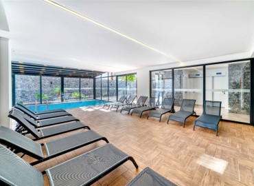 Комфортабельная двухкомнатная квартира, 60м², в уютной резиденции с инфраструктурой в центре Алании ID-19080 фото-15