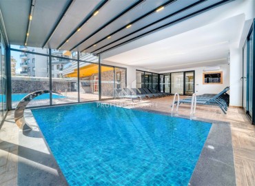 Комфортабельная двухкомнатная квартира, 60м², в уютной резиденции с инфраструктурой в центре Алании ID-19080 фото-16