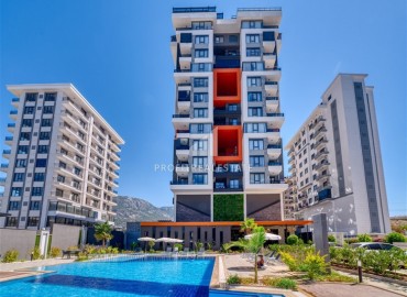 Видовые меблированные апартаменты 1+1, 55м², в новом элитном комплексе в Махмутларе, Алания ID-19086 фото-1