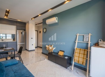 Видовые меблированные апартаменты 1+1, 55м², в новом элитном комплексе в Махмутларе, Алания ID-19086 фото-3
