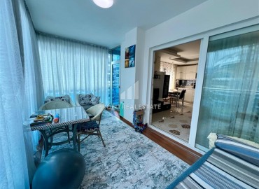 Симпатичная двухкомнатная квартира, 70м², с видом на горы в 200м от моря в Махмутларе, Алания ID-19088 фото-12