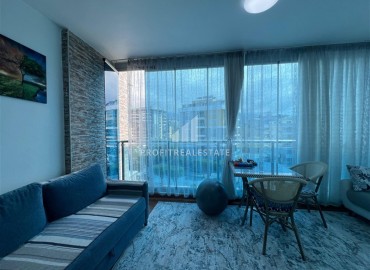 Симпатичная двухкомнатная квартира, 70м², с видом на горы в 200м от моря в Махмутларе, Алания ID-19088 фото-13