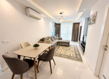 Меблированная квартира с двумя спальнями, 120м², в комплексе премиум класса в 300м от моря в Махмутларе, Алания ID-19090 фото-5