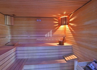 Меблированная двухкомнатная квартира, 75м², в элитном комплексе в Авсалларе, Алания, в 500м от моря ID-19092 фото-18